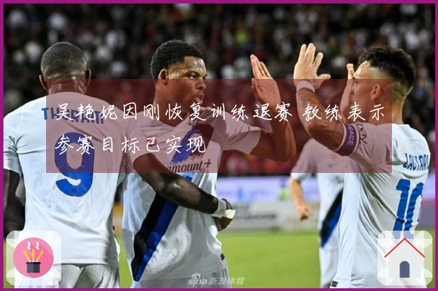 吴艳妮因刚恢复训练退赛 教练表示参赛目标已实现